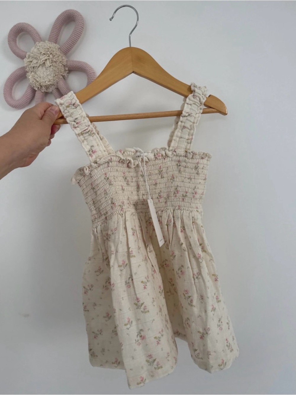Jamie Kay Organic Cotton Muslin Tiana Top Emelia Pink 5Y